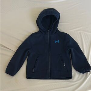 Under Armour Kids' Navy Blue Full-Zip Hoodie